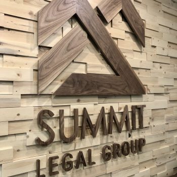 Summit Legal Group Interior Signate
